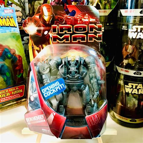 HASBRO 6" IRON MAN 2008 MOVIE SERIES - IRON MAN - IRON MONGER ( WITH ...