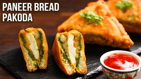 Paneer Bread Pakoda Recipe How To Make Stuffed Bread Pakoda Mother