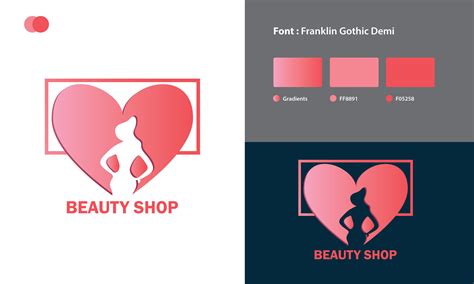 Beauty Shop Logo Template Design