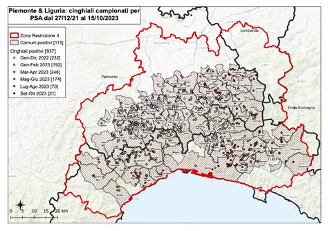 I CONTROLLI PER LA PESTE SUINA AFRICANA SETTE NUOVI CASI TRA PIEMONTE