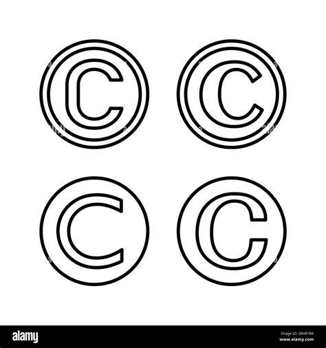 Copyright Icon Vector Copyright Symbol Stock Vector Image And Art Alamy