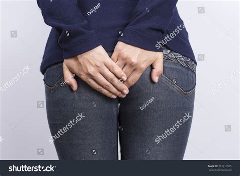 Woman Has Diarrhea Holding Her Butt Stock Photo Edit Now