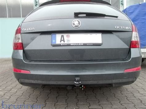 Anhängerkupplung Skoda Oktavia 3 abnehmbar Brunner Handels GmbH