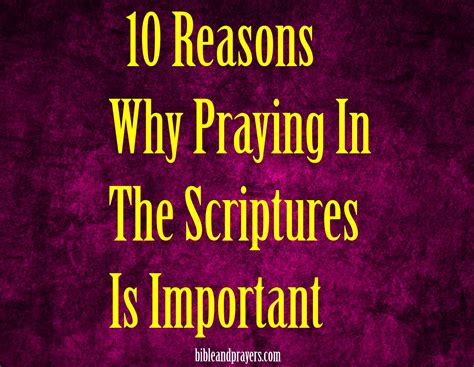 Praying The Scriptures 7