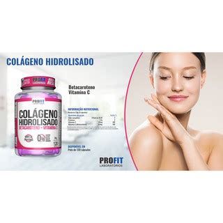 25x Colágeno Hidrolisado Betacaroteno e Vitamina C 120 cápsulas