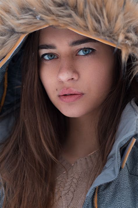 Hình nền Dmitry Shulgin Brunette Chân dung đàn bà mô hình đối