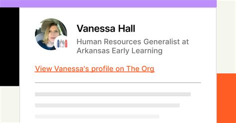 Vanessa Hall Human Resources Generalist At Arkansas Early Learning