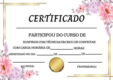 Total Imagem Modelo De Certificado Para Imprimir Br Thptnganamst