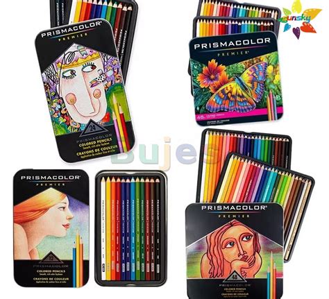 USA Original Lapis De Cor Prismacolor Premier Estojo 12 24 36 48 72 132