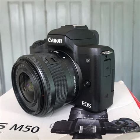 Jual Canon eos m50 lensa kit 15-45mm Mulus | Shopee Indonesia