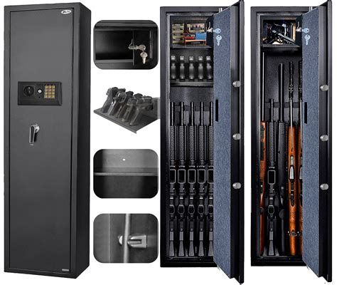 Large Rifle Safe Long Gun Safe For Rifle Shotgun For Home Quick