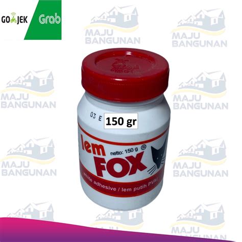 Jual Lem Fox Gr Lem Fox Botol Kecil Lem Fox Putih Gr