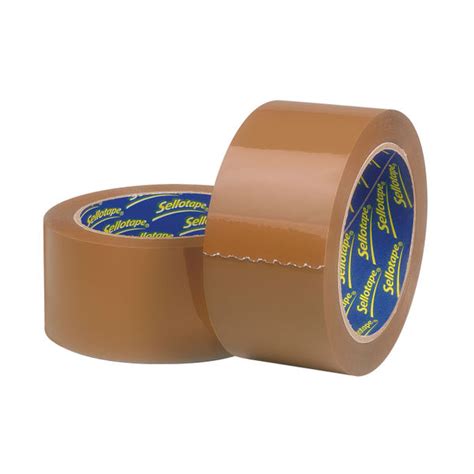 Sellotape Mmx M Brown Poly Packaging Tapes Pack Of