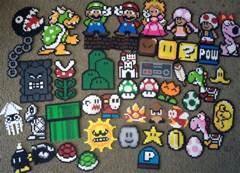 Super Mario Brothers Perler Beads Patterns