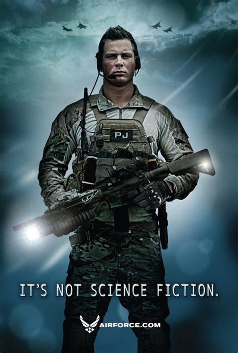 Its Not Science Fiction Us Air Force Recruiting Poster