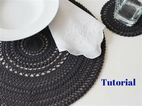 Sottopiatto Centrino Uncinetto Tutorial Italiano Tutorial Pattern