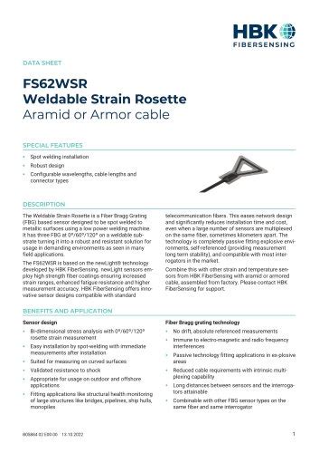 Tous Les Catalogues Et Fiches Techniques PDF HBM Test And Measurement