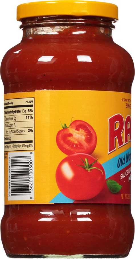 Ragu Old World Style Sauce Flavored With Meat Old World Style Planogram Left