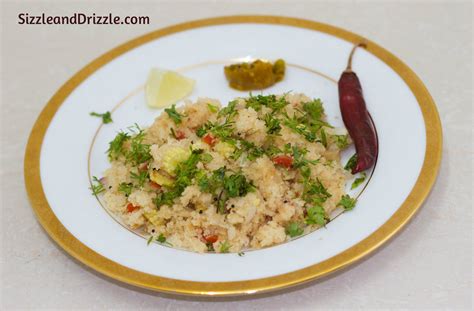Maharashtrian Mixed Vegetable Upma Sizzle And Drizzle