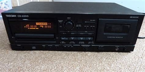 Tascam Cd A500 Professional Cdcassette Deck Recorder Combo Reverb