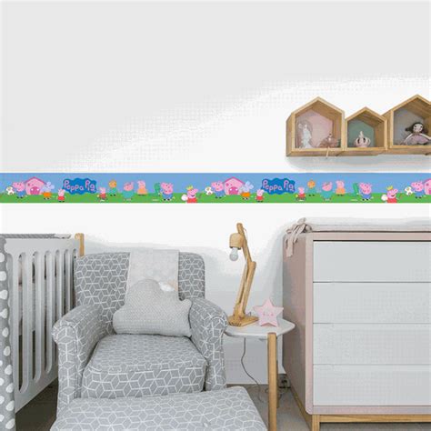 Faixa De Parede Peppa Pig Inter Adesivos Decorativos