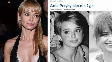 Anna Przybylska nie żyje Pudelek przeprosi Przybylską Śmierć