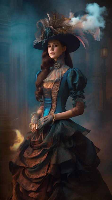 Victorian Woman Created With AI By Amanda Church Victorian Steampunk