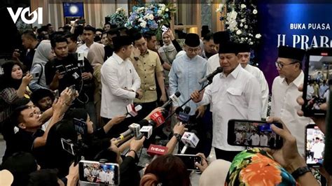 Wins Presidential Election Prabowo Is Advised By Jokowi