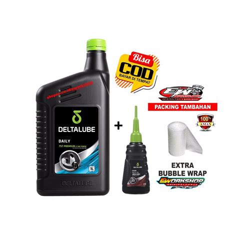 PAKET OLI OLI DELTALUBE DAILY 757 PREMIUM MATIC SAE 10W30 1 L Liter