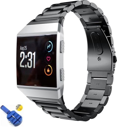 RVS Horloge Band Geschikt Voor Fitbit Ionic Watchband Strap Armband