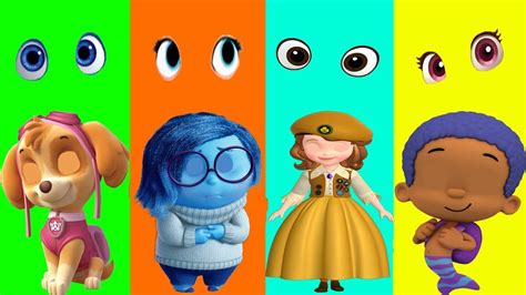 Wrong Eyes Paw Patrol Bubble Guppies Disney Princess
