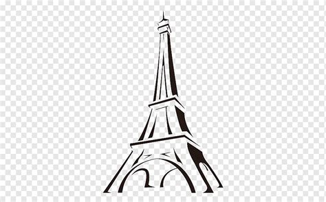 Dibujos animados de la torre eiffel torre eiffel línea png PNGWing