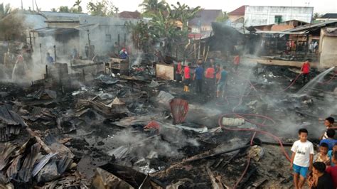 Rumah Ludes Terbakar Di Langsa