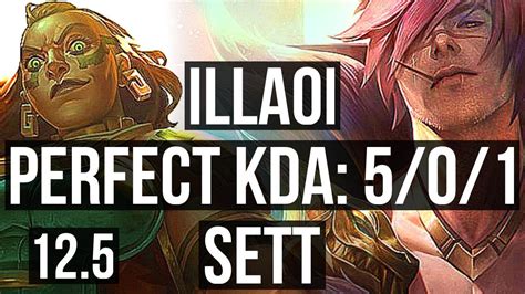 Illaoi Vs Sett Top 5 0 1 1000 Games 1 6m Mastery Rank 11 Illaoi