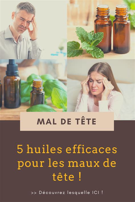 4 Huiles Essentielles Contre Les Maux De Tête Les Huiles Essentielles