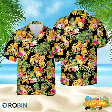 Teenage Mutant Ninja Turtles Hawaiian Shirt Aloha Shirt