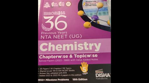 Disha Errorless Years Chemistry Pyq For Neet Pyq Book For