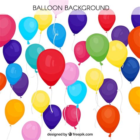 Free Vector | Colorful balloons background