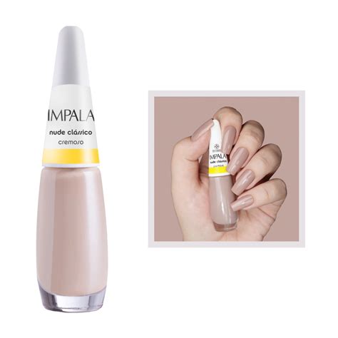 Esmalte Impala Nude Cl Ssico Cremoso Hipoalergenico Shopee Brasil