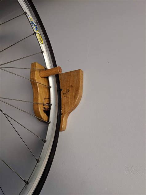 Hanging Bike Rack, Wall Bike Hanger, Wooden Bike Hanger, Bike Rack - Etsy