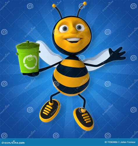 Fun Bee Stock Illustration Illustration Of Animal Clipart 72583886