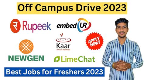 EmbedUR Recruitment 2023 Rupeek Off Campus Drive 2023 LimeChat