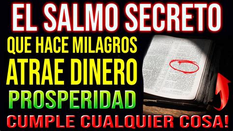 ATRAE DINERO CON ESTE SALMO SECRETO FUNCIONÓ PARA AQUELLOS QUE LO