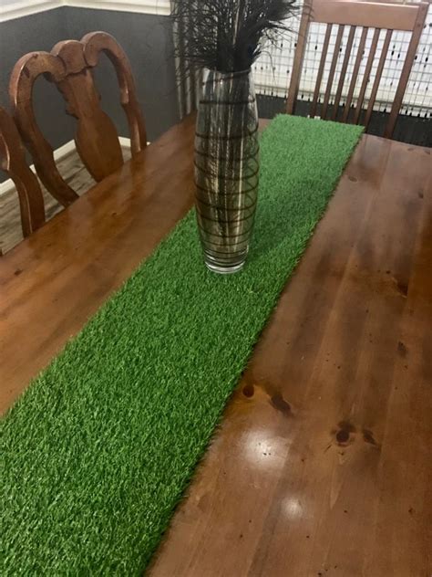 12x108 Artificial Grass Table Runner Tableclothsfactory