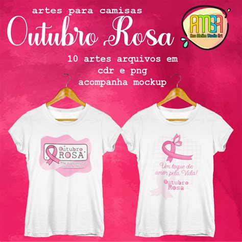 ESTAMPAS OUTUBRO ROSA 3 CAMISA Ana Melim Studio Art