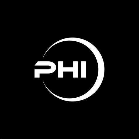 Phi Letter Logo Design In Illustration Vector Logo Calligraphy