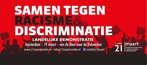 Landelijke Demonstratie Samen Tegen Racisme En Discriminatie