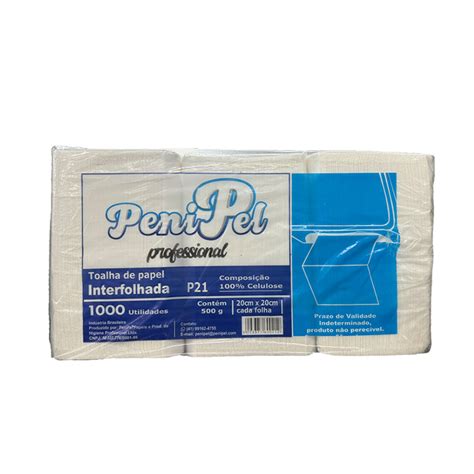 Papel Interfolha Celulose Folhas Penipel Protelimp