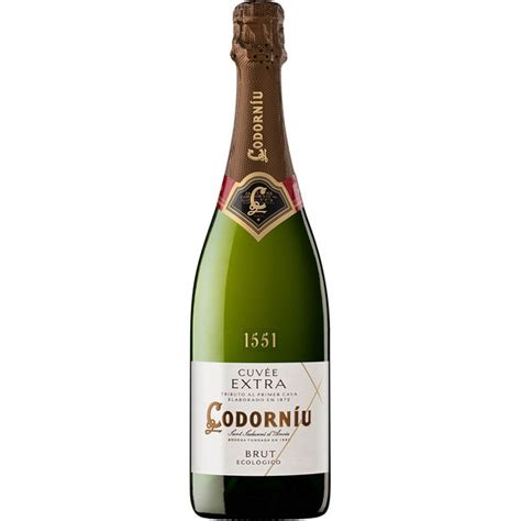 Cava extra brut ecológico botella 75 cl CODORNIU Supermercado El