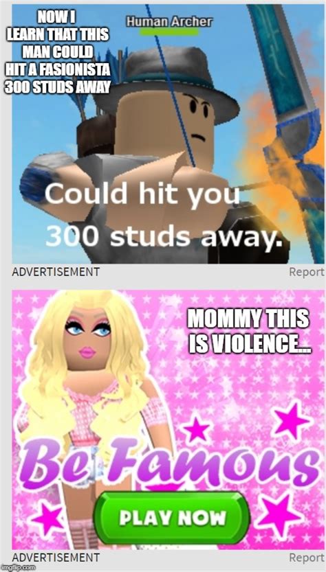 Roblox Advertisement Memes